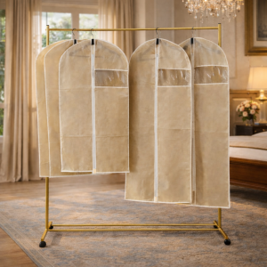Housses de vêtements pour organiser et protéger les habits dans l'armoire